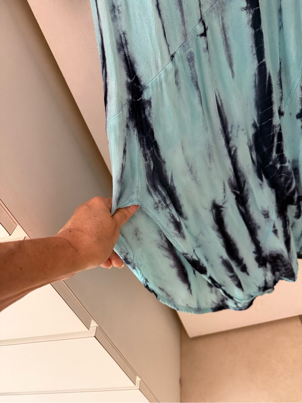 XCVI Mindset Tie Dye Print Maxi Dress Lagenlook size L - Picture 6 of 9
